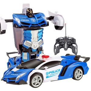 Police Transformers szuperhőssé alakuló távirányítós sportautó (BBJ) - 8. kép