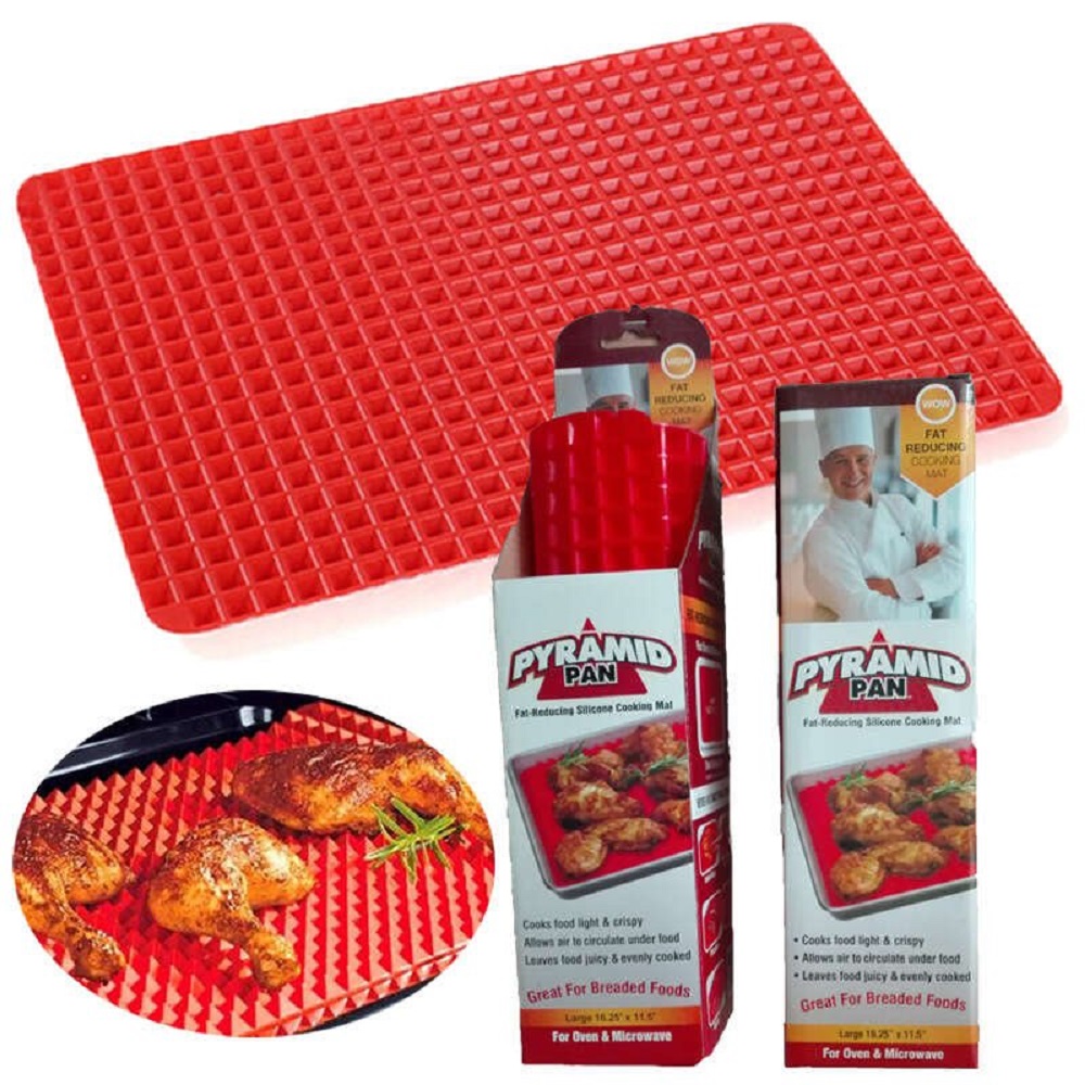 Pyramid Pan tapadásmentes szilikon sütőlap a zsiradékmentes sütéshez (1)
