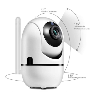 Mozgatható okos WiFi kamera hang- és mozgásérzékelő szenzorral - telefonról irányítható (BBD) (THM) - 8. kép
