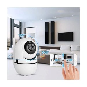 Mozgatható okos WiFi kamera hang- és mozgásérzékelő szenzorral - telefonról irányítható (BBD) (THM) - 5. kép
