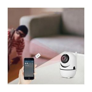 Mozgatható okos WiFi kamera hang- és mozgásérzékelő szenzorral - telefonról irányítható (BBD) (THM) - 3. kép