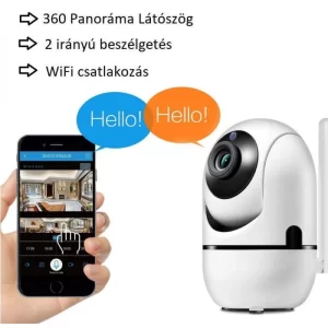 Mozgatható okos WiFi kamera hang- és mozgásérzékelő szenzorral - telefonról irányítható (BBD) (THM) - 6. kép