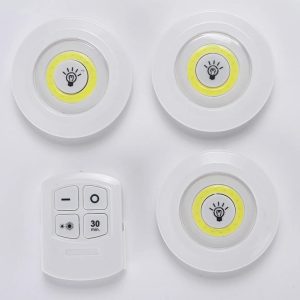3 darabos vezeték nélküli led lámpa szett távirányítóval (BBL) - Image 14