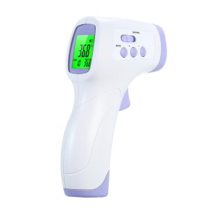 Érintés nélküli infrás, digitális lázmérő/hőmérő LCD kijelzővel - mérés 1mp (BBV) (BBL) - Image 10