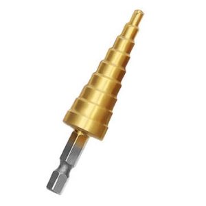 Bigstren 3 darabos lépcsős-fúró szett praktikus tárolóban, számozással, 4-32mm (BBL) - 10. kép