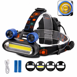 AKKUS LED-es fejlámpa (BL- XQ-168) (FX) (BBL)