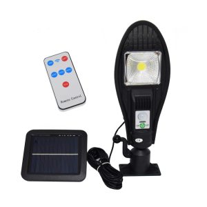SOL1 Távirányítós, napelemes falra szerelhető kültéri lámpa - 100W (JX-258) (BBL) (FX) - Image 10