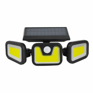 FL-1725B napelemes fali COB LED kültéri lámpa mozgásérzékelős 3 világító egységgel (BBV) - 7. kép