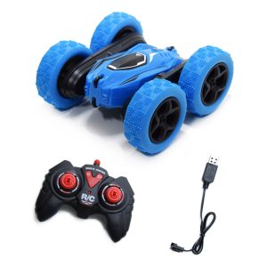 LED-es, 360°-ban pörgő kaszkadőrautó vezérlővel - 2,4 GHz Stunt Car (BBJ) - 3. kép