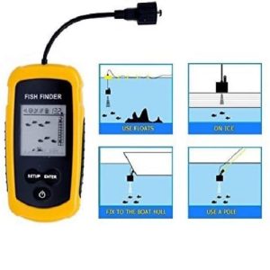 Fish Finder LCD kijelzős hordozható halradar - szonár érzékelővel, visszhangjelzővel(BBL) - Image 11