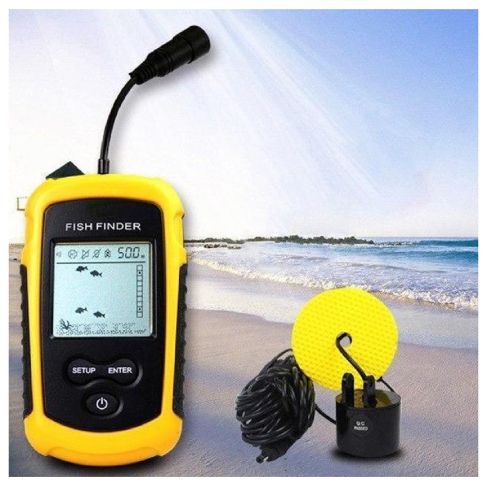 Fish Finder LCD kijelzős hordozható halradar (THM) (BBL)