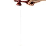 Fából készült készségfejlesztő játék (kendama) – piros (BB12357) 5