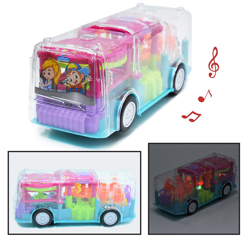 Fogaskerekes, önműködő autóbusz játék (2)