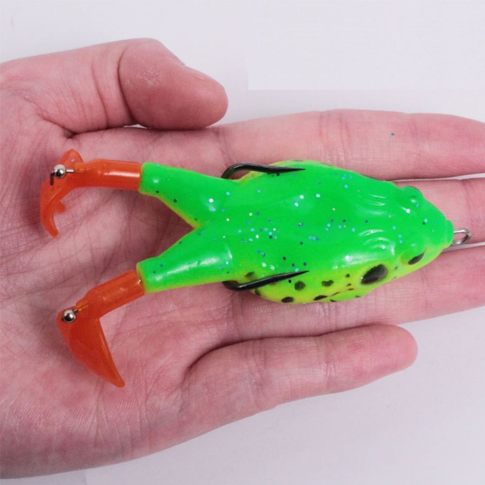 Béka alakú színes és figyelemfelkeltő csali mozgó lábakkal (2)