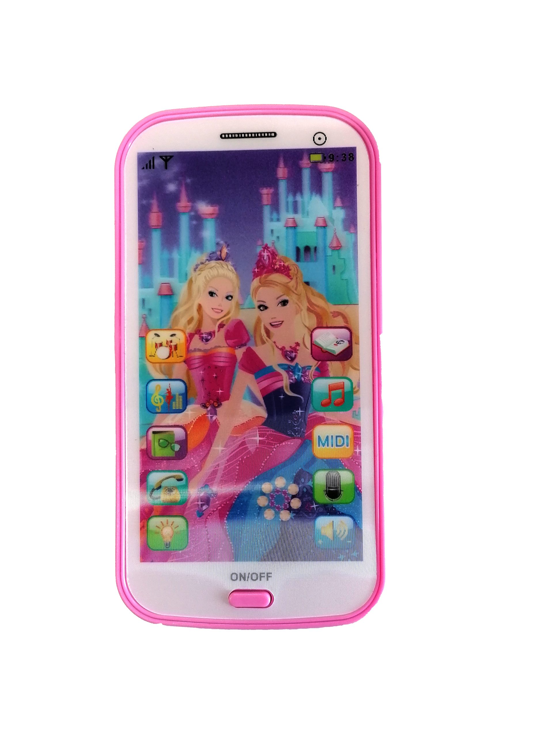 Első telefonom – zenélő, nyakba akasztható játéktelefon, rózsaszín (1)