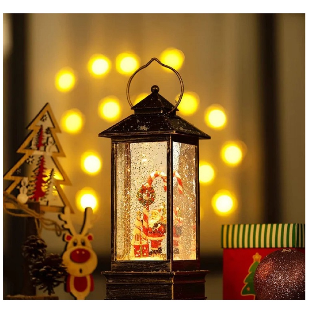 LED felakasztható karácsonyi lámpás – zenél és világít,