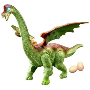 Üvöltő, lépkedő óriás szárnyas dinoszaurusz - menet közben tojást rak (BBJ) - 3. kép