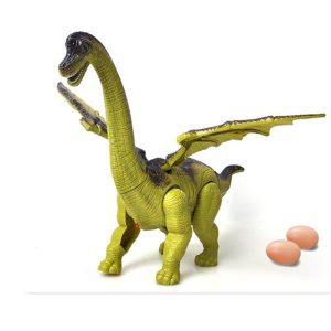 Üvöltő, lépkedő óriás szárnyas dinoszaurusz - menet közben tojást rak (BBJ) - 7. kép