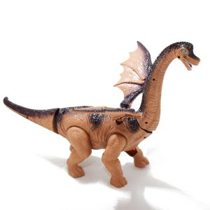 Üvöltő, lépkedő óriás szárnyas dinoszaurusz - menet közben tojást rak (BBJ) - 4. kép