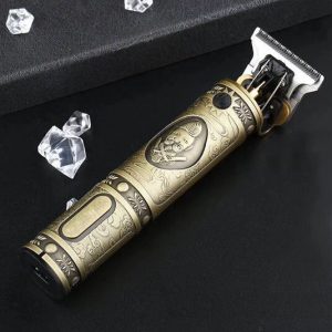 Gravírozott hajnyíró cserélhető fejekkel és titánium pengével YT-08 (BBV) - 4. kép