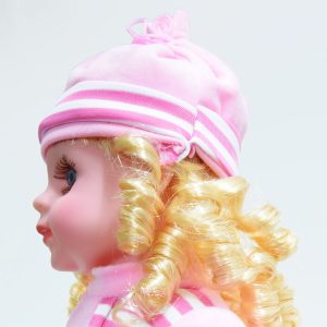 Magyarul éneklő hajas Panni baba óriás szempillával - 42 cm (BBJ) (FX) - 4. kép