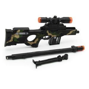 Special Shoot Gun - LED-es, villogó, élethű játék gépfegyver (BBJ) (FX) - 3. kép