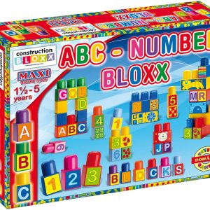 Maxi blocks 64 db-os óriás lego készlet felragasztható betűkkel és számokkal - 1,5 éves kortól (BBJ) - 4. kép