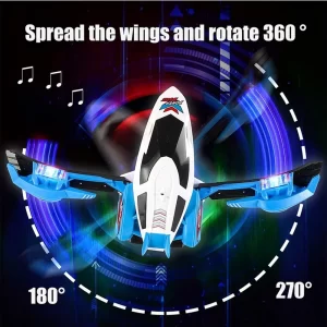 Repülőgéppé alakuló hightech autó hang- és fényhatásokkal - 360°-ban driftel (BBJ) - 4. kép