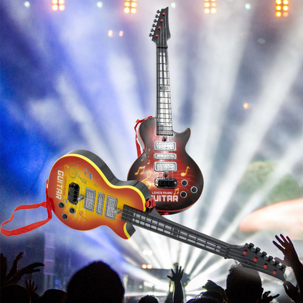 VILÁGÍTÓ ELEKTROMOS GITÁR GYEREKEKNEK