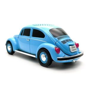Volkswagen Bogár alakú világító bluetooth hangszóró és rádió - zenélő retro taxi működő fényszórókkal és guruló kerekekkel - 23 cm (FX)(BBD) - 5. kép