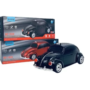 Volkswagen Bogár alakú világító bluetooth hangszóró és rádió - zenélő retro taxi működő fényszórókkal és guruló kerekekkel - 23 cm (FX)(BBD) - 8. kép