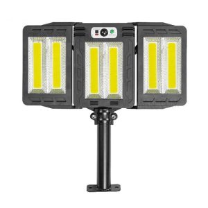 Napelemes tripla LED reflektor mozgásérzékelővel, távirányítóval - W785-786 (BBV) - Image 8