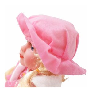Magyarul éneklő hajas Kati baba óriás szempillával – 52 cm (BBJ) - 12. kép