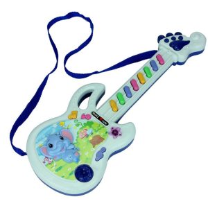 Nyakba akasztható elemes játék gitár dallamokkal - 45 cm (BBMJ) - 10. kép