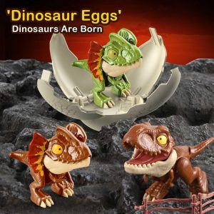Meglepetés dínó kinyitható tojásban - harapós dinoszaurusz bébi 6 mozgatható izülettel (BBJ) - 4. kép