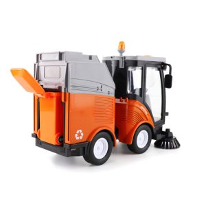 Elemes játék utcaseprő és szemétszállító autó kukával, hang- és fényhatásokkal - 1:16 méretarányú (BBMJ) (BBJ) - Image 6