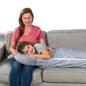 Pihe-puha plüssállattá alakítható hálózsák gyerekeknek - vidám cápa alakú, kompakt, összecsukható hálózsák (FX) (BBJ) - 3. kép