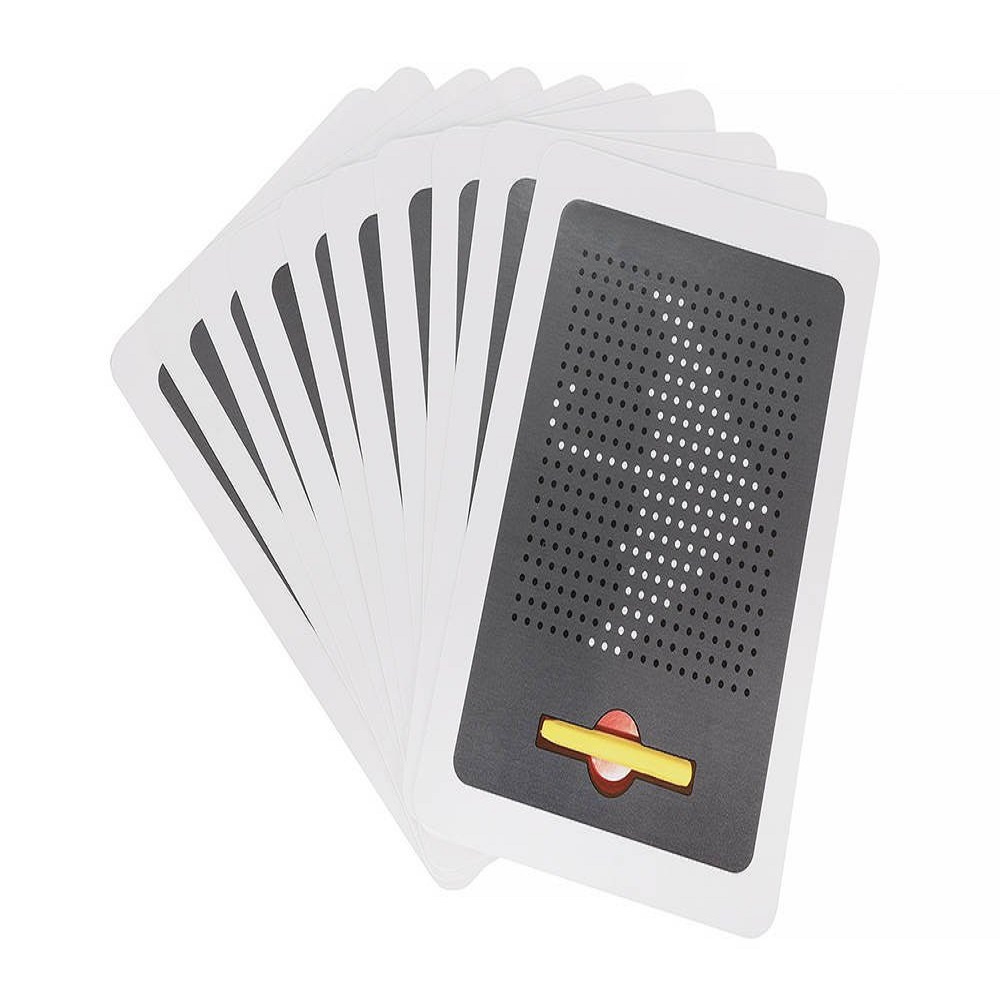 Készségfejlesztő mágneses rajztábla készlet – 380 mágneses golyóval, mintákkal és ceruzával (BB-11400) (11)