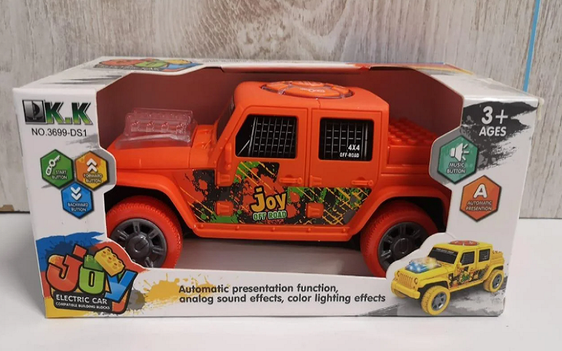 Zenélő automata játékautó gyerekeknek – számos funkcióval, hang-, és fényhatásokkal (BBJ) (5)