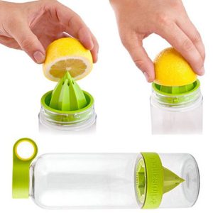 Praktikus 2in1 citrusfacsaró és kulacs - citromos, lime-os és narancsos víz készítéséhez - 750 ml (BBM) - Image 5