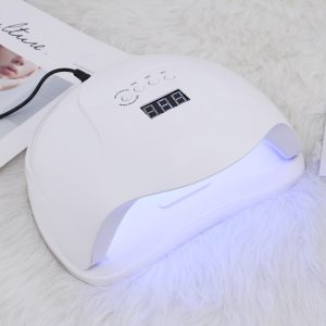 SUN Y9 UV LED professzionális műkörmös lámpa telefontartóval, beépített mozgásérzékelővel és hordozófüllel - 192W (BBV) - 7. kép
