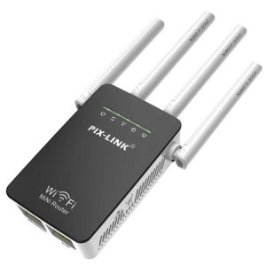 Pix-Link vezeték nélküli hálózati jelismétlő - WiFi router WPA-PSK / WPA2-PSK titkosítási biztonsággal (BBV) - 3. kép