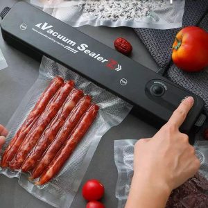 Vákuumfóliázó gép - élelmiszer tartósító vákuumcsomagoló készülék - 90W, fekete (BBM)(BBV) - 4. kép