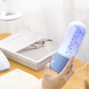 Ultrahangos USB aroma diffúzor csillag mintával - 3in1 aromaterápiás készülék, párásító és nyugtató hatású éjjeli fény (BBJH) - 5. kép