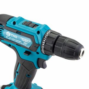 THO M-9003 akkus fúrógép 28 részes kiegészítő készlettel és 2 db 36 V-os akkumulátorral (BBJH) (BBL) - 4. kép