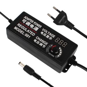 LCD kijelzős hálózati adapter túltöltés elleni védelemmel és feszültség szabályozóval - 100V-240V 50/60Hz (THM) - 5. kép