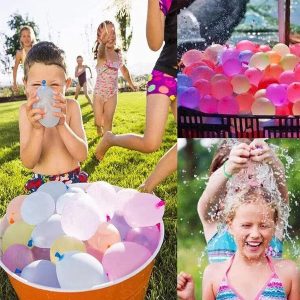 Magic balloons - 37 db-os, automatikusan záródó, 30 mp alatt feltölthető vízibomba szett (BBE) (BBJ) (BBMJ) - 5. kép