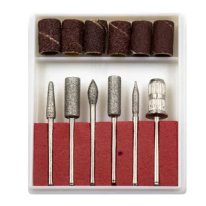 Professzionális elektromos manikűr és pedikűr csiszológép – 12 cserélhető fejjel, erőteljes és precíz körömápoló szett otthonra (FX) (BLLV) - Image 7