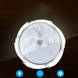 THO napelemes kör alakú vízálló kültéri veranda mennyezeti lámpa SCL-100W (BBD) (BBJH) - Image 12