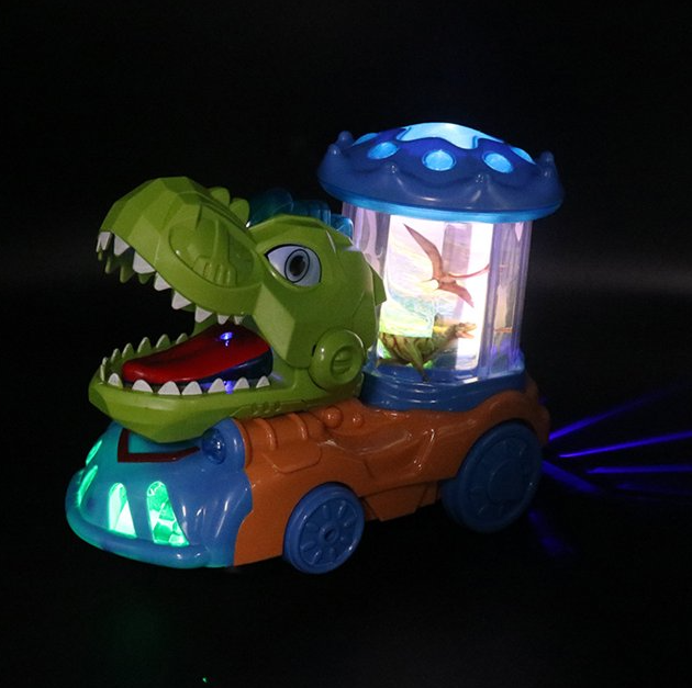 Dinoszaurusz szállító játék autó – automatikus mozgásokkal, hangokkal és fényekkel 5